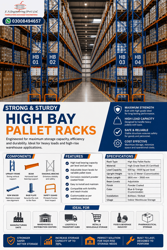 HIGH BAY PALLET RACKS