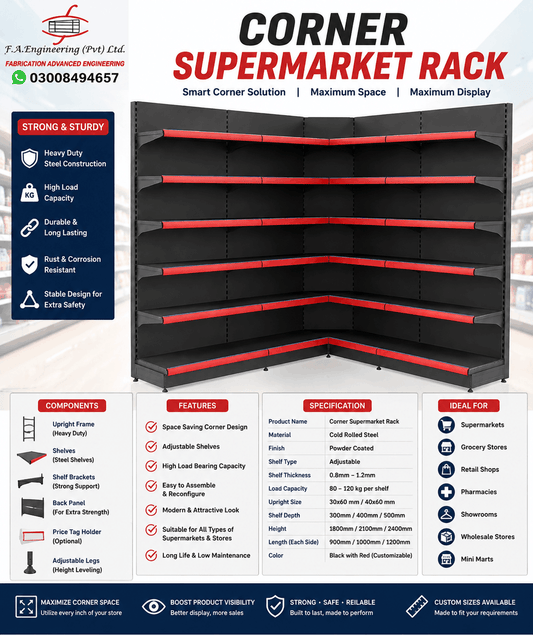 CORNER SUPERMARKET RACK