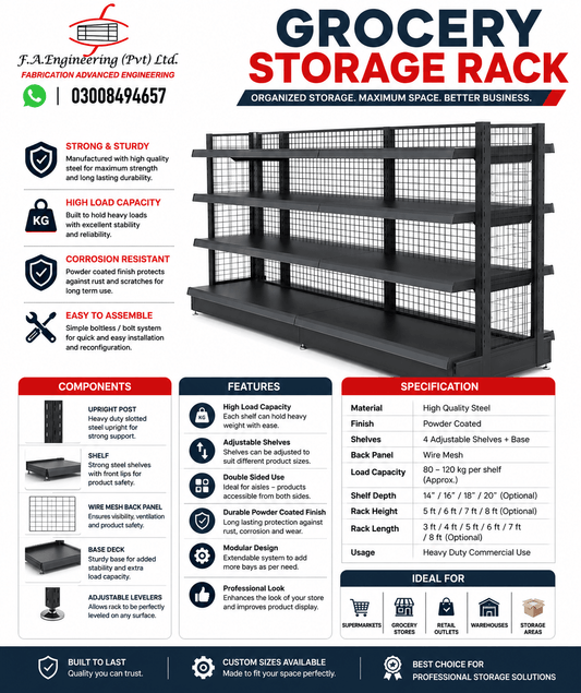 GROCERY STORAGE RACK