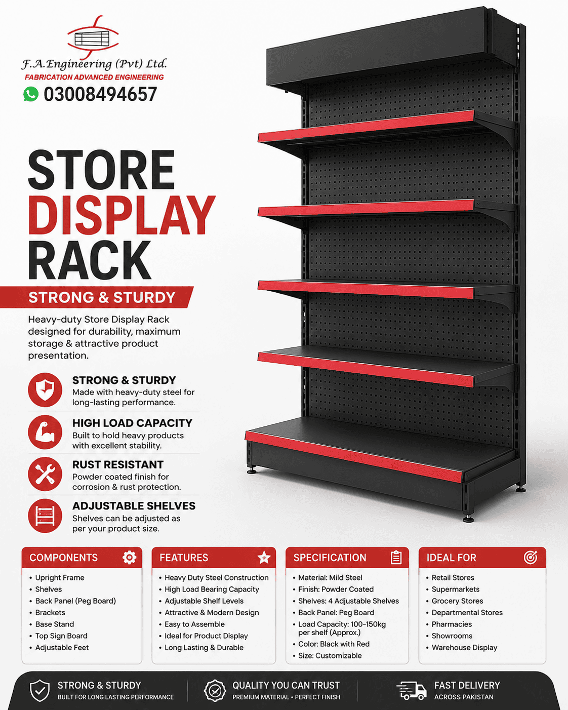 STORE DISPLAY RACK