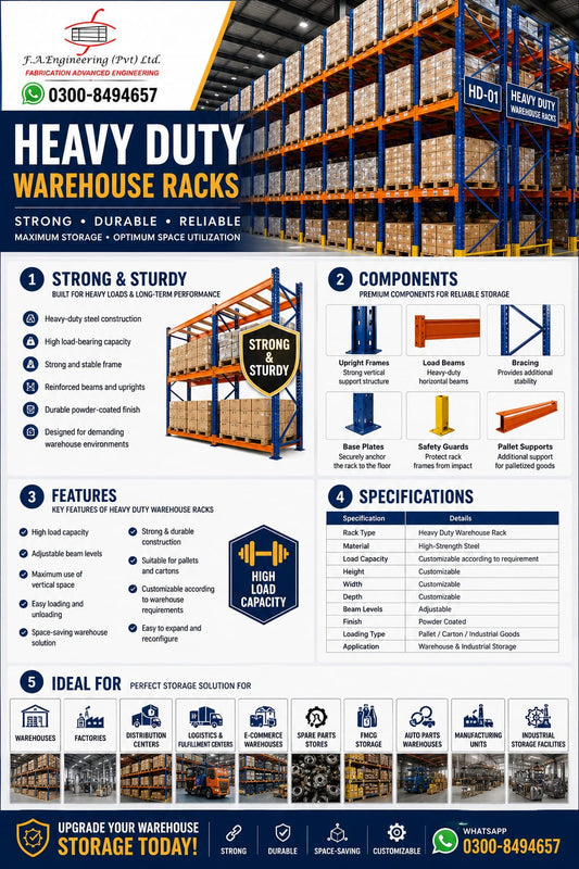 HEAVY DUTY WAREHOUSE RACKS