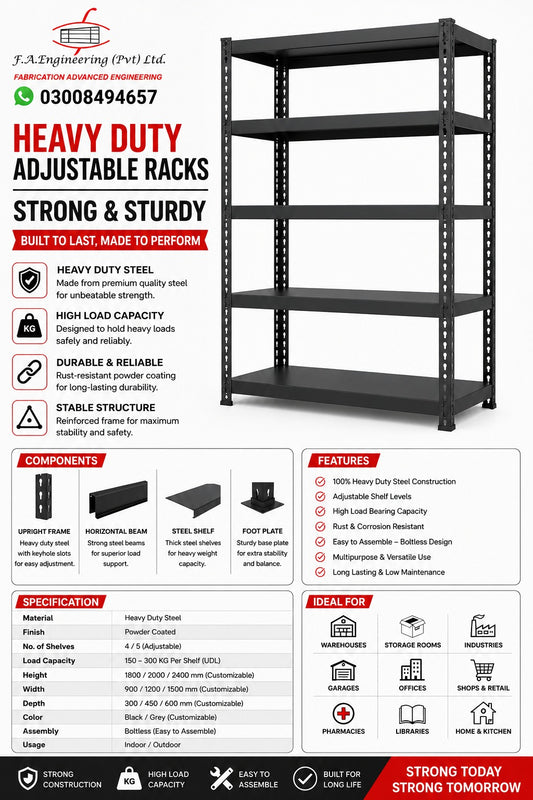 HEAVY DUTY ADJUSTABLE RACKS