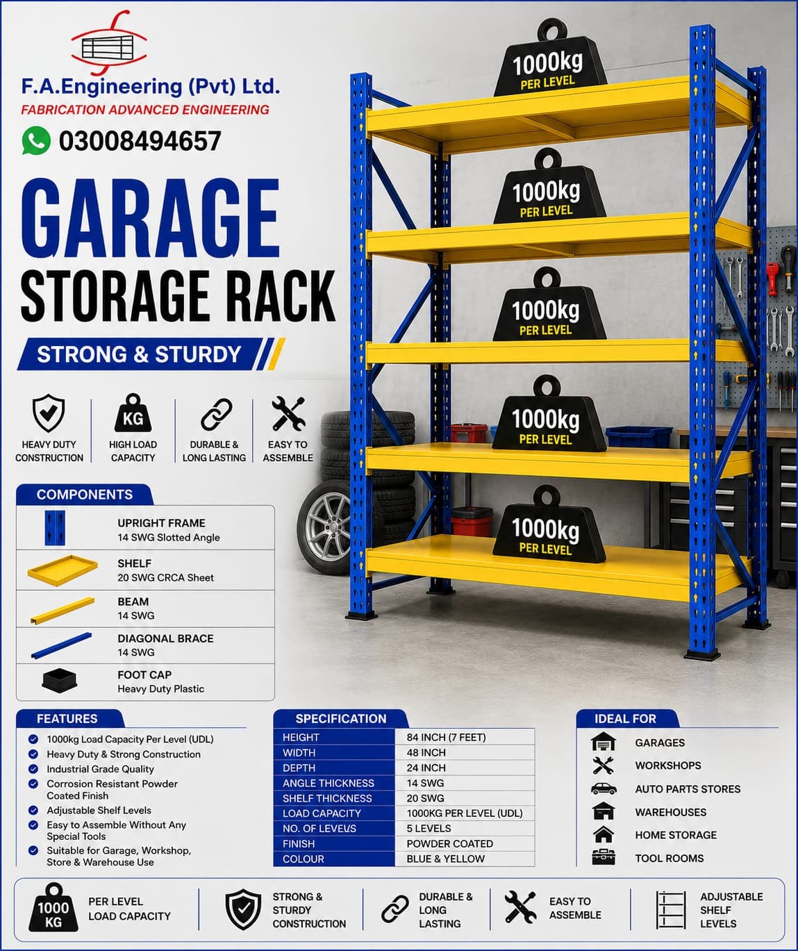 GARAGE STORAGE RACK