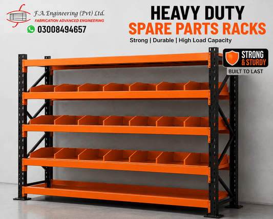 HEAVY DUTY SPARE PARTS RACKS