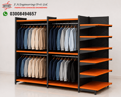 HEAVY DUTY GARMENT STORAGE RACK