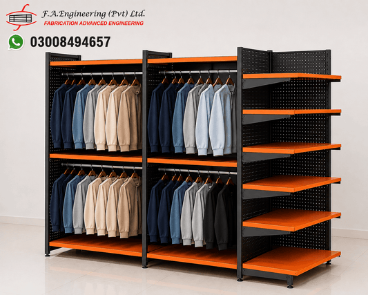 HEAVY DUTY GARMENT STORAGE RACK