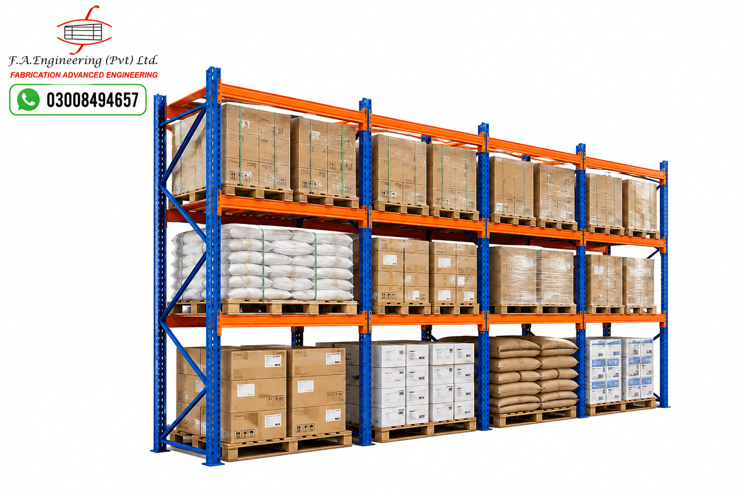 SELECTIVE PALLET RACKS