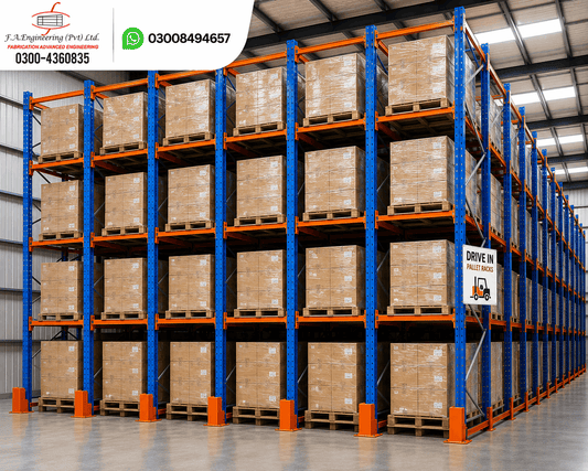 DRIVE IN PALLET RACKS