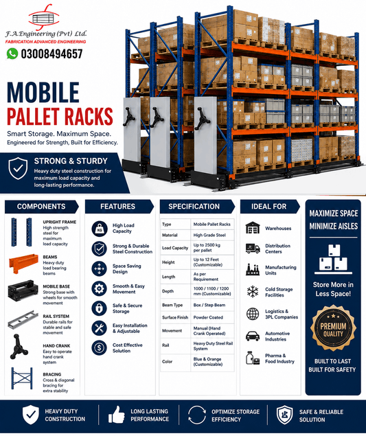 MOBILE PALLET RACKS