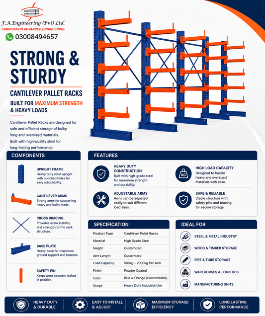 CANTILEVER PALLET RACKS