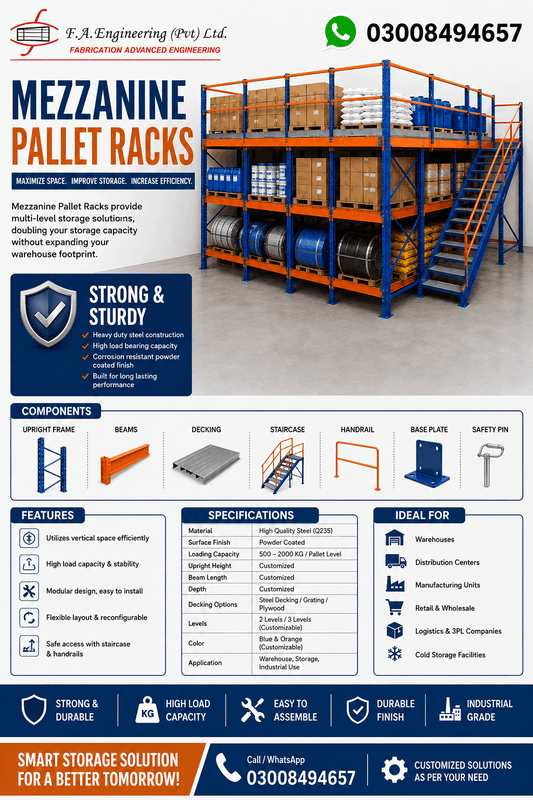 MEZZANINE PALLET RACKS