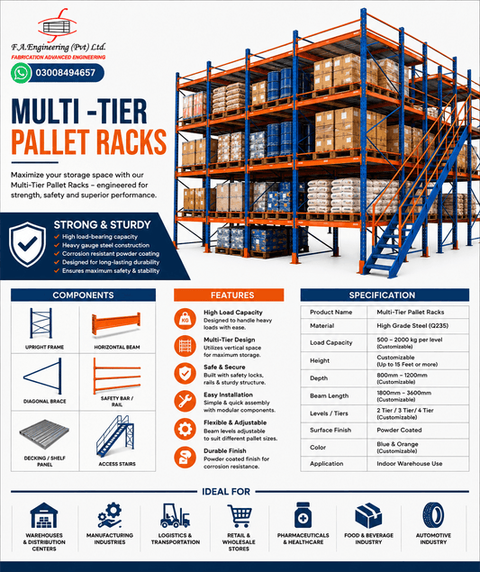 MULTI-TIER PALLET RACKS