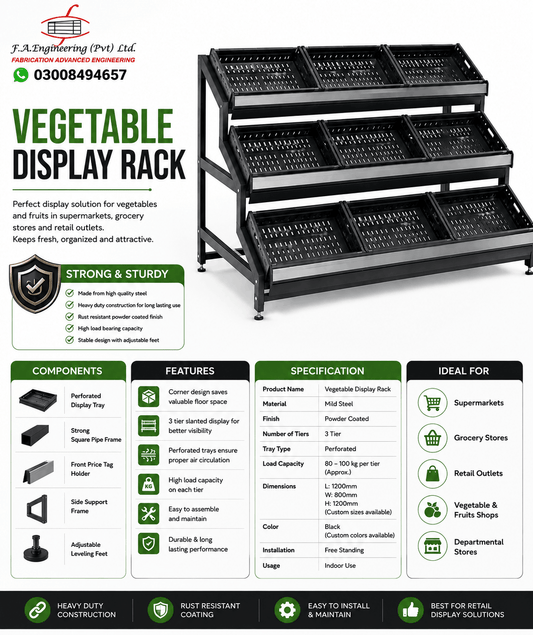 VEGETABLE DISPLAY RACK