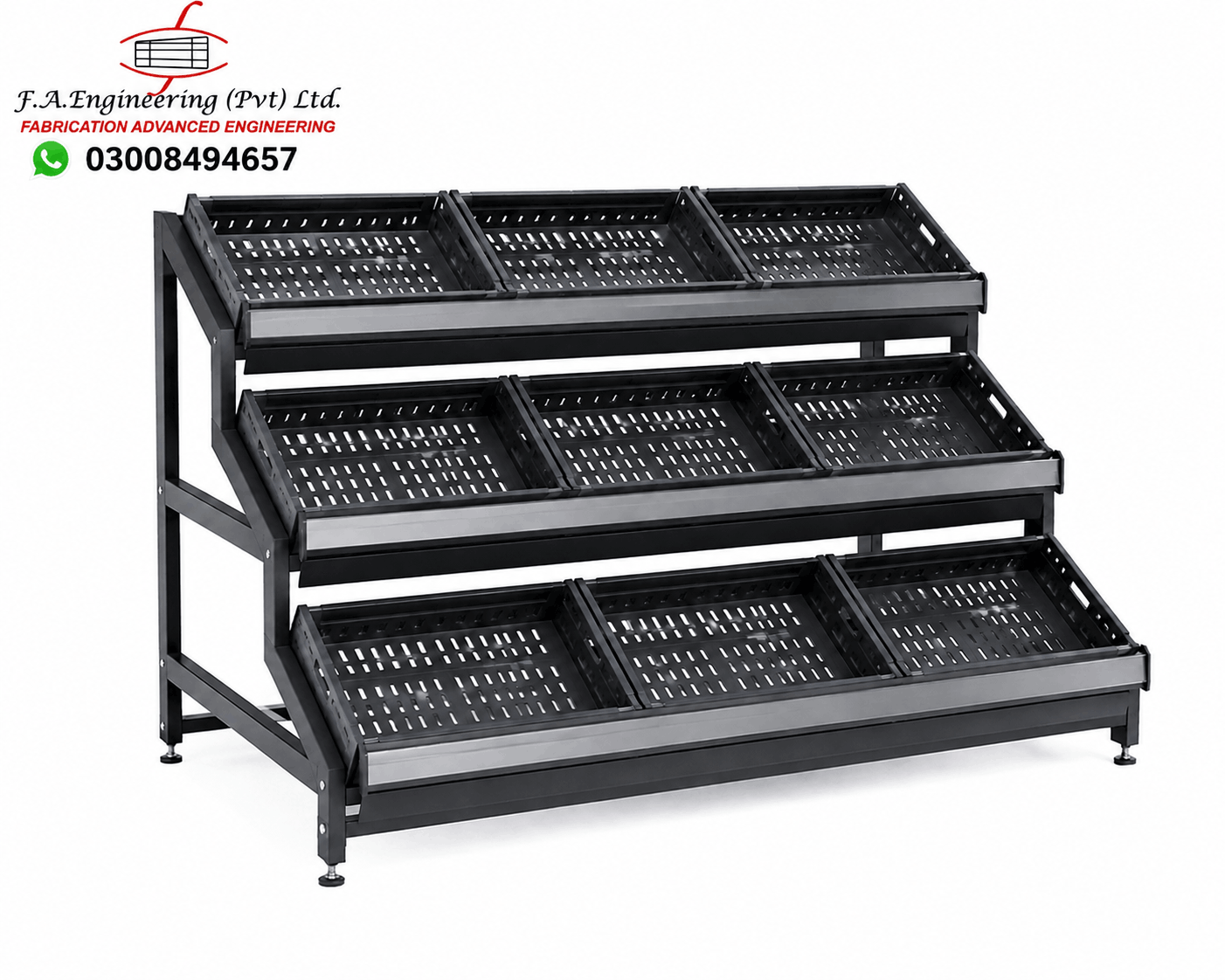 FRUIT DISPLAY RACK