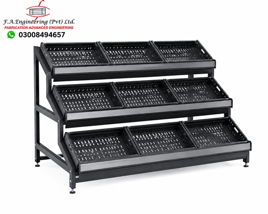 VEGETABLE DISPLAY RACK