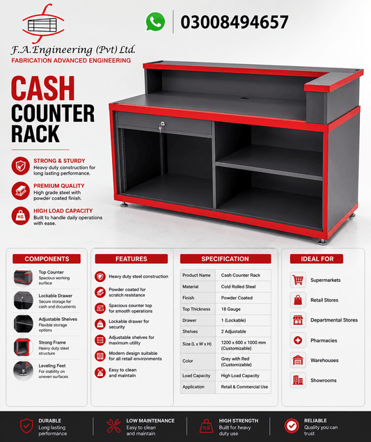 CASH COUNTER RACK
