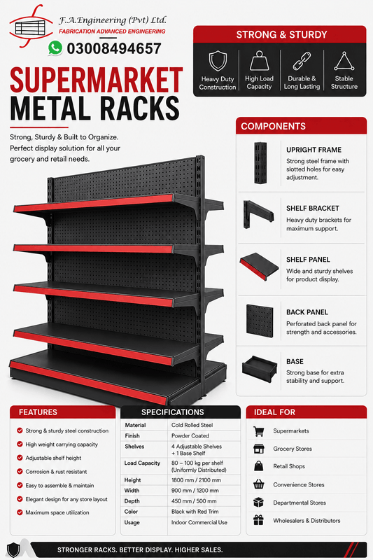 SUPERMARKET METAL RACK
