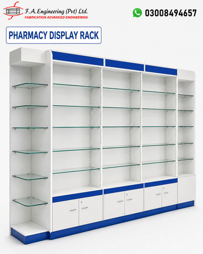 PHARMACY DISPLAY RACKS
