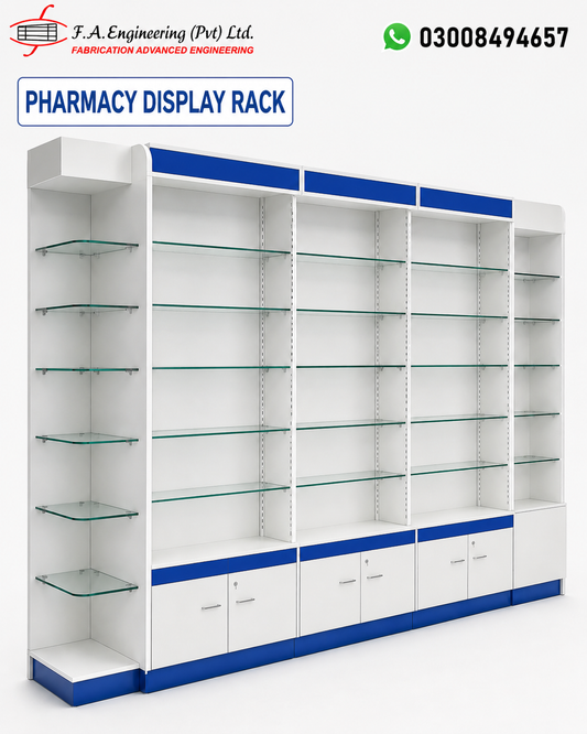 PHARMACY DISPLAY RACKS