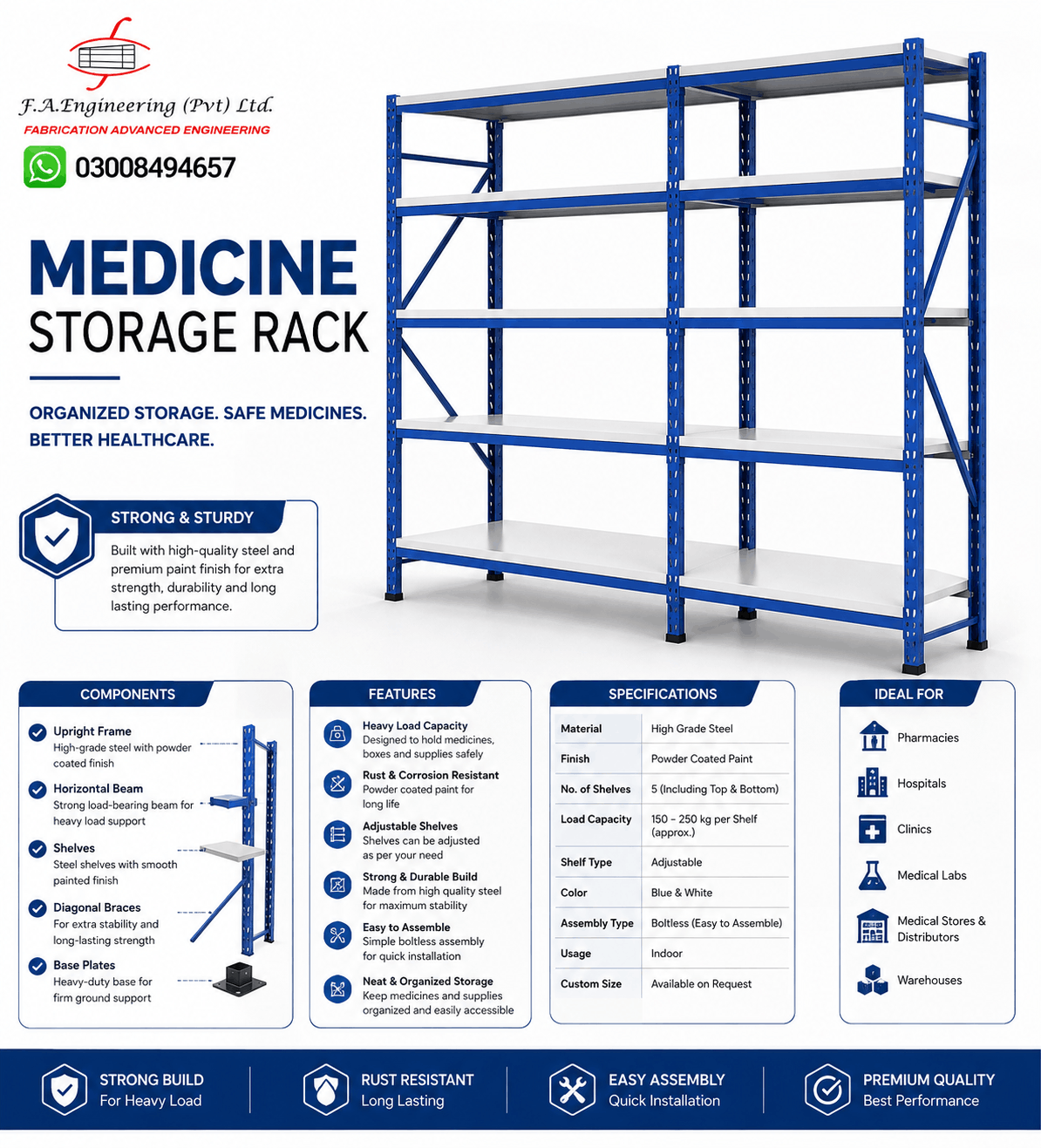 MEDICINE STORAGE RACK