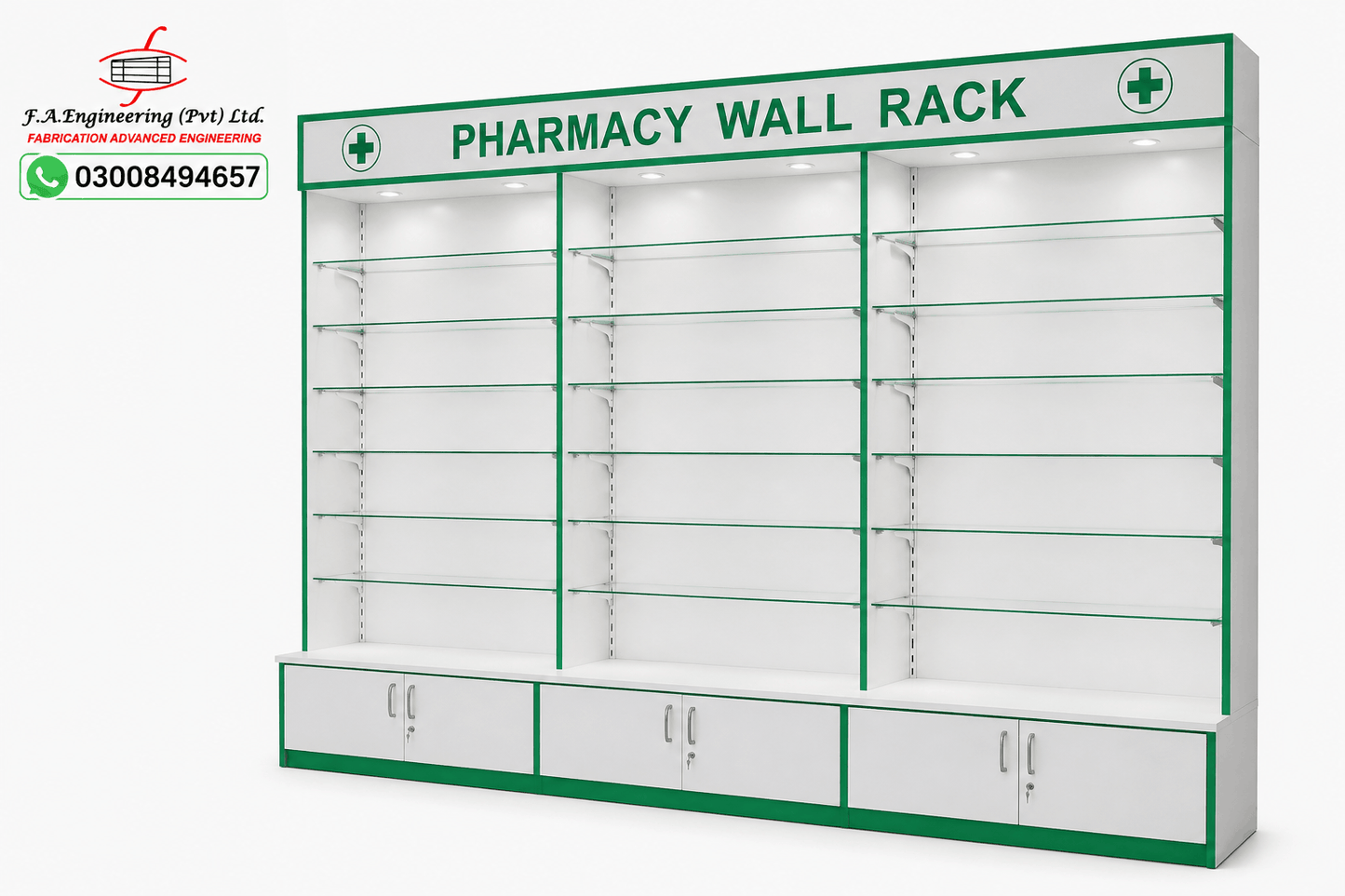 PHARMACY WALL RACK
