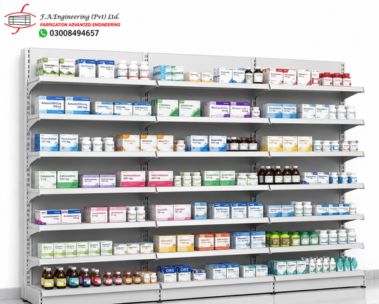 STEEL PHARMACY RACK