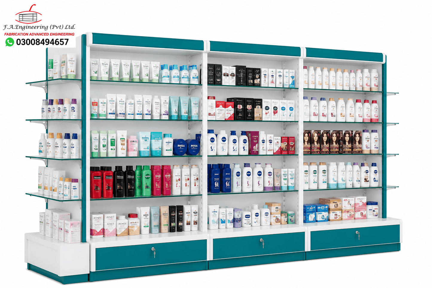 COSMETICS PHARMACY RACKS