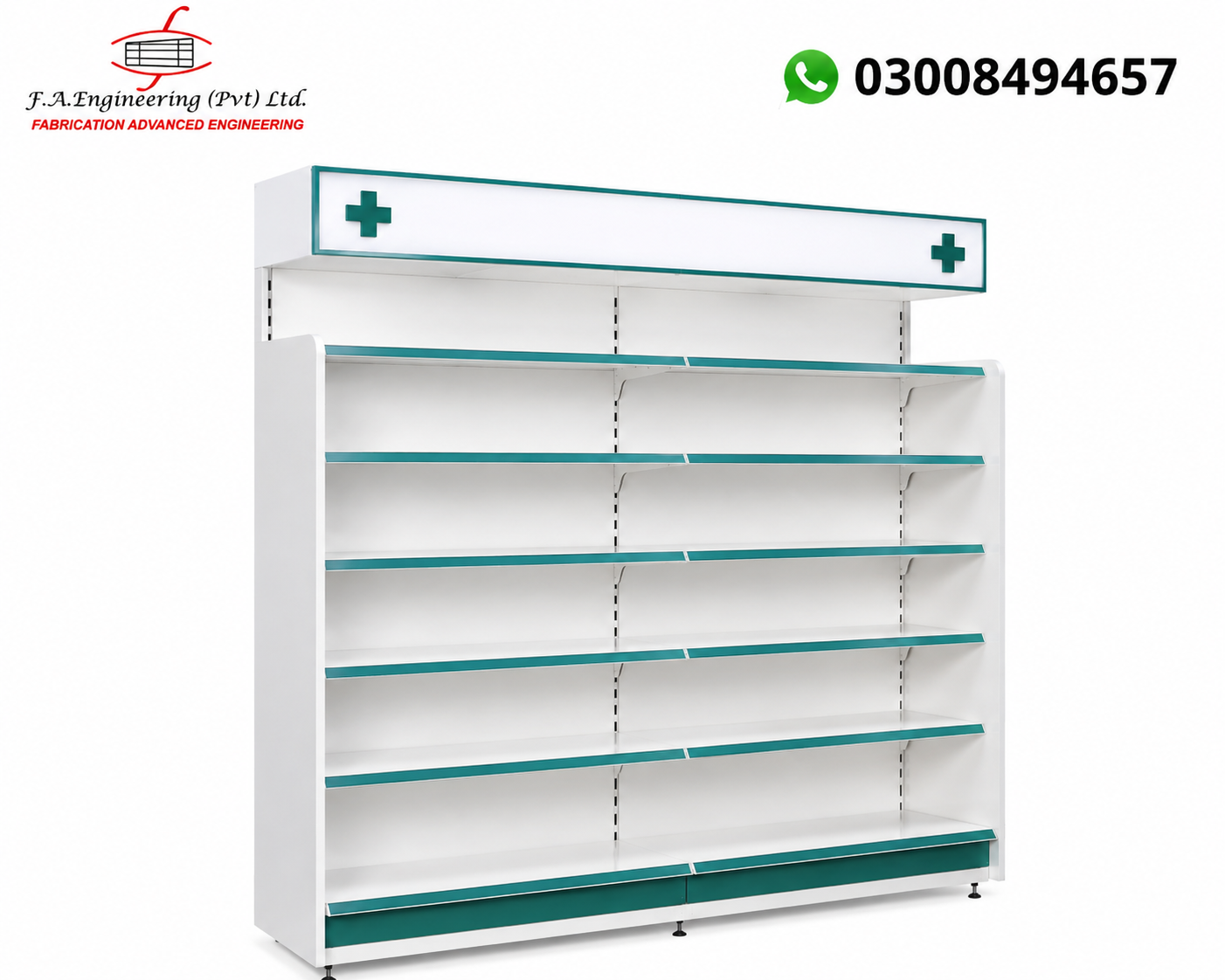MEDICINE DISPLAY SHELF
