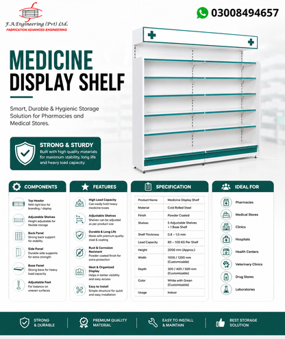 MEDICINE DISPLAY SHELF