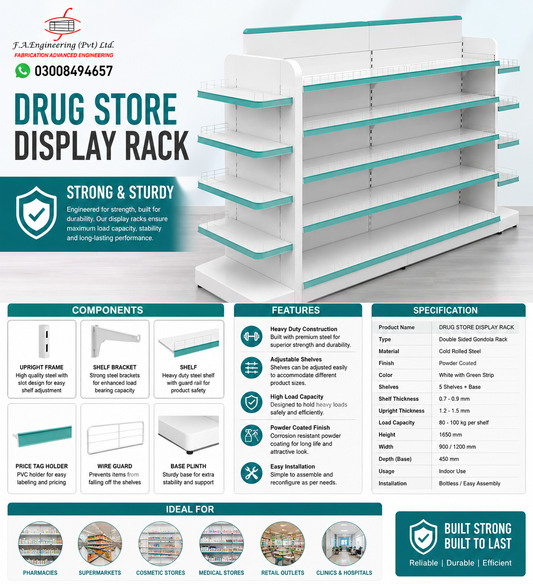 DRUG STORE DISPLAY RACK