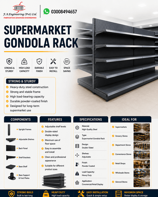 SUPERMARKET GONDOLA RACK