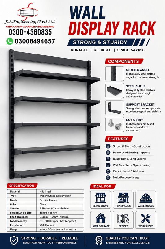 WALL DISPLAY RACK