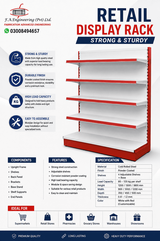 RETAIL DISPLAY RACK