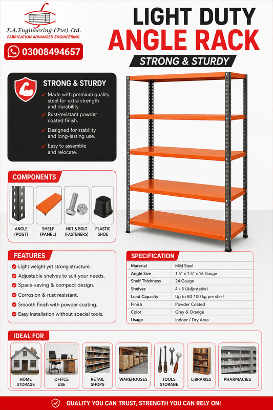 LIGHT DUTY ANGLE RACK