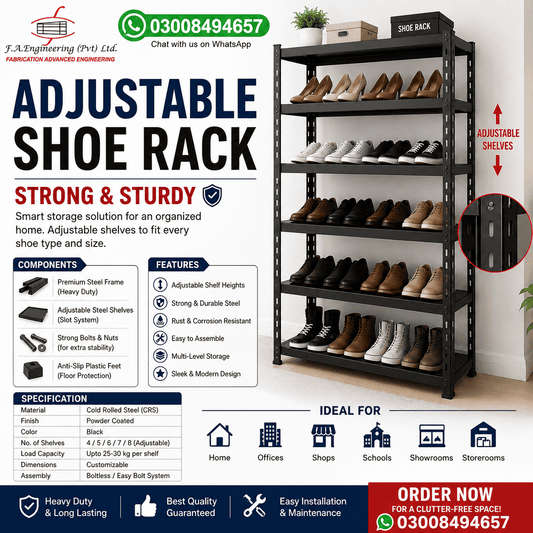 ADJUSTABLE SHOE RACK