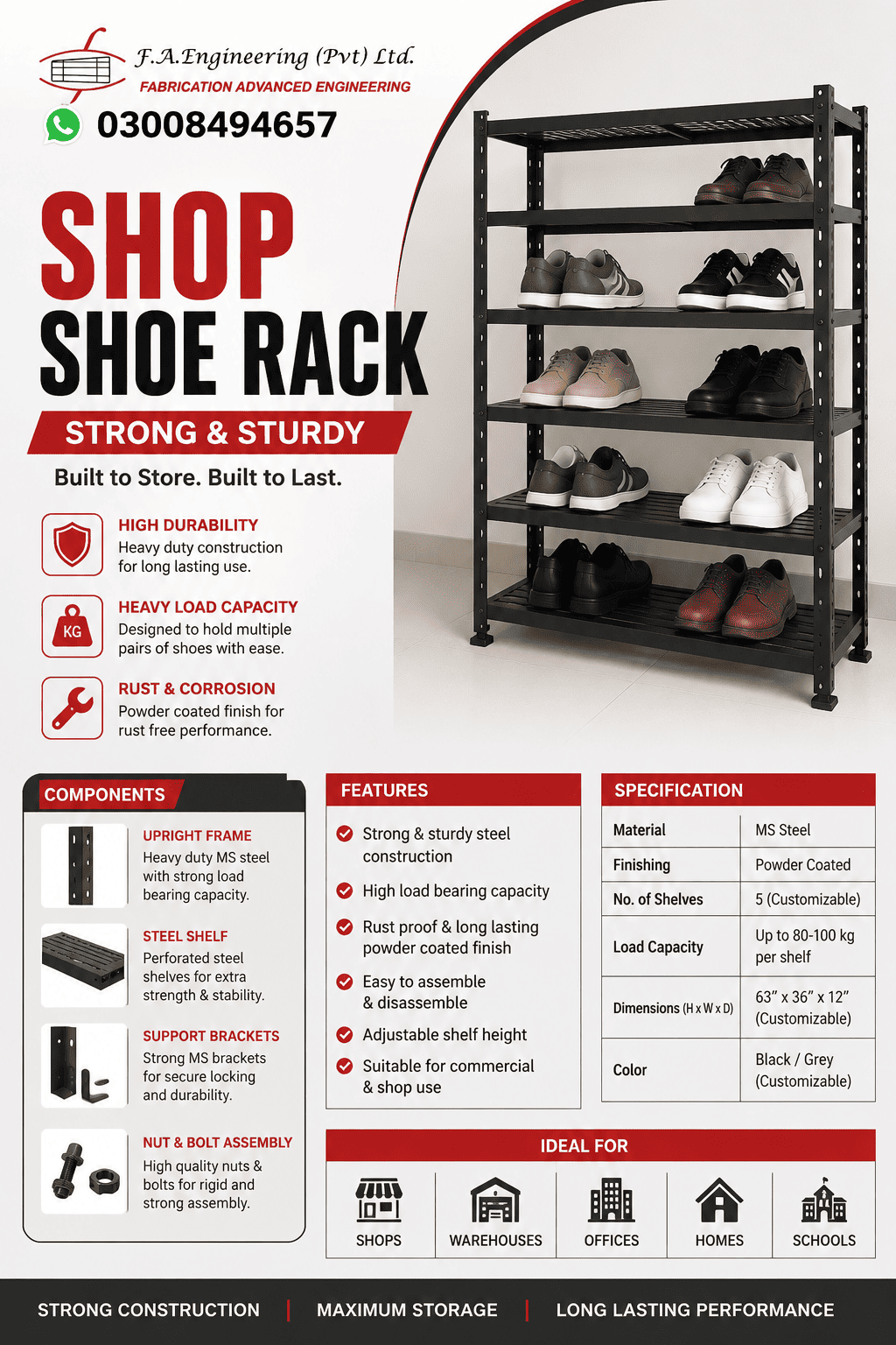 SHOP SHOE RACK