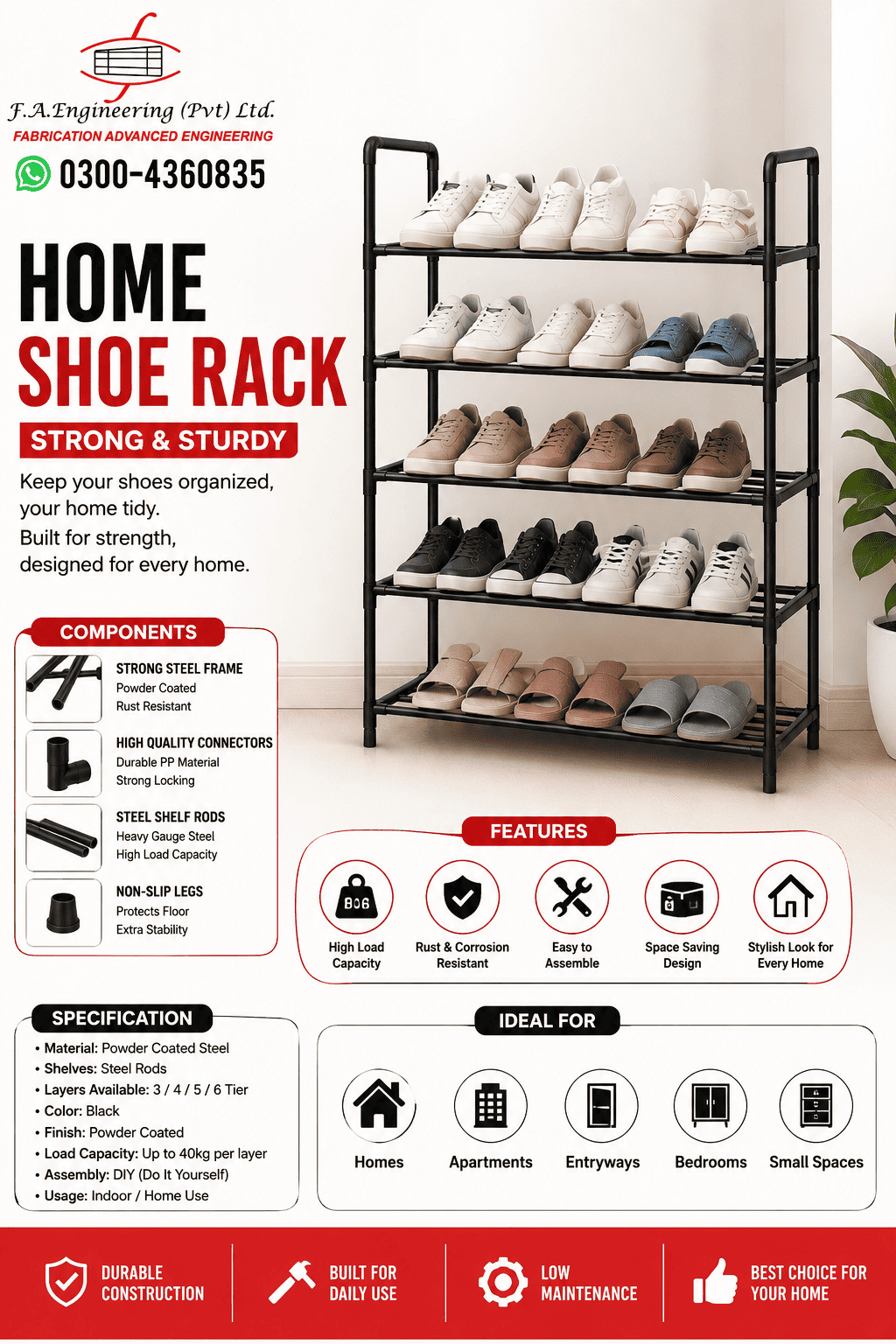 HOME SHOE RACK