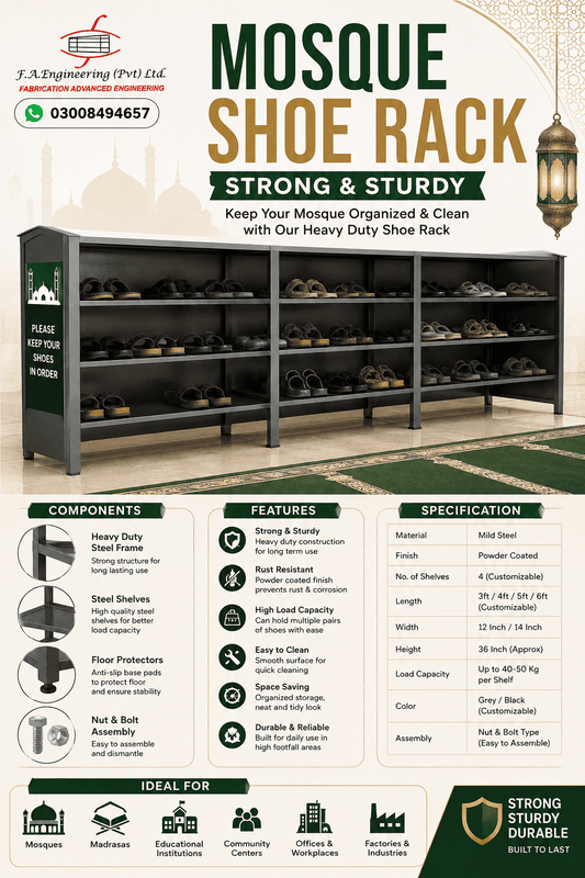 MOSQUE SHOE RACK