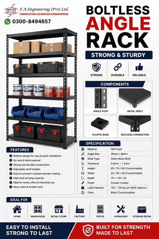 BOLTLESS ANGLE RACK
