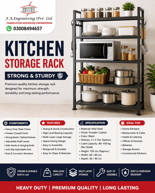 KITCHEN STORAGE RACK