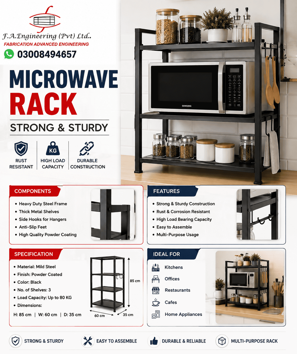 MICROWAVE RACK