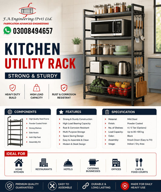 KITCHEN UTILITY RACK