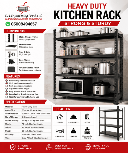 HEAVY DUTY KITCHEN RACK