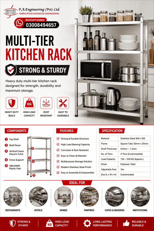 MULTI-TIER KITCHEN RACK
