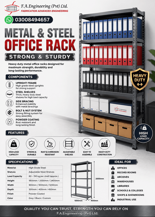METAL & STEEL OFFICE RACK