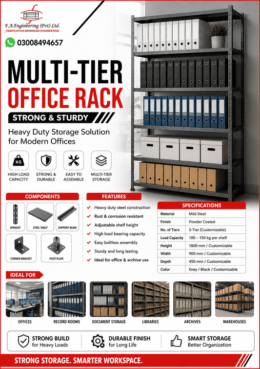 MULTI-TIER OFFICE RACK