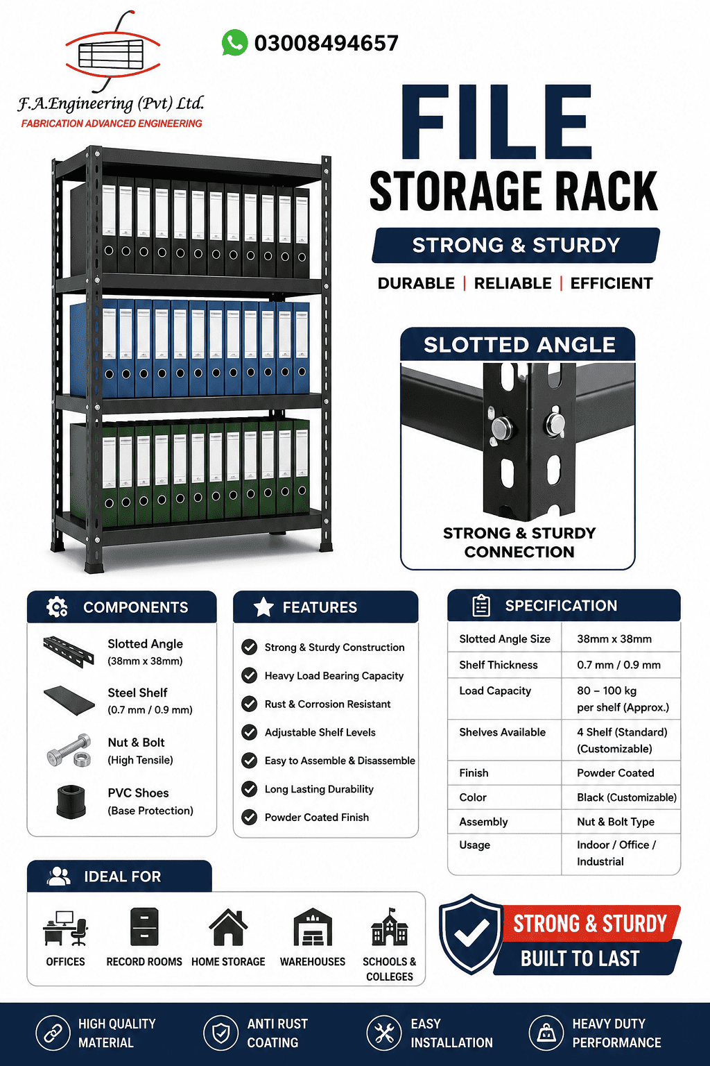 FILE STORAGE RACK