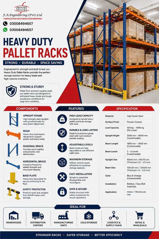 HEAVY DUTY PALLET RACKS