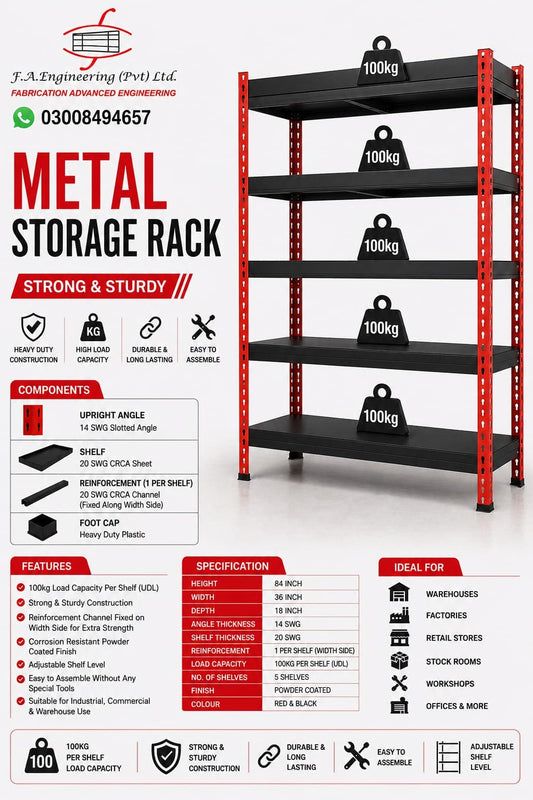 METAL STORAGE RACK