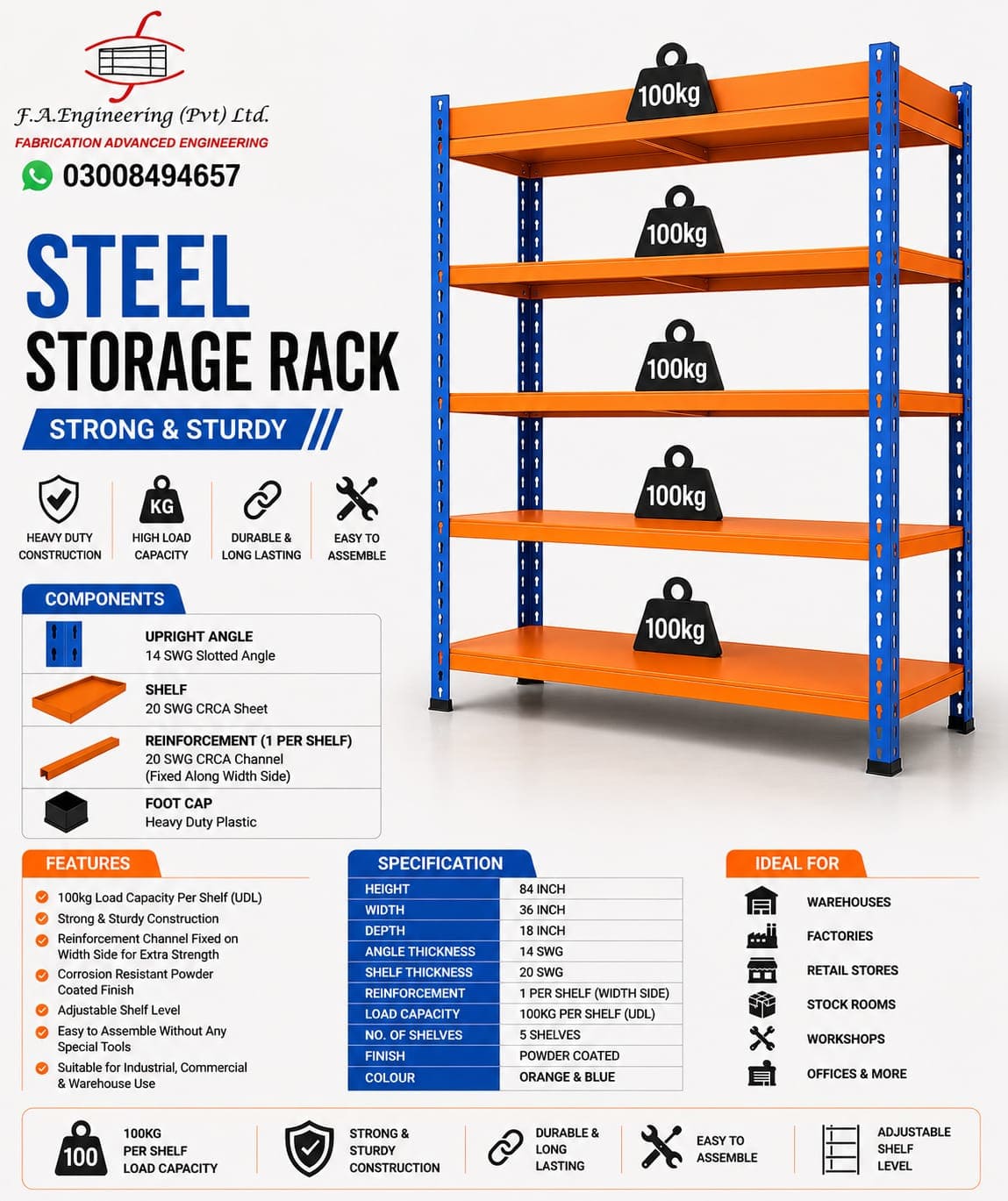 STEEL STORAGE RACK